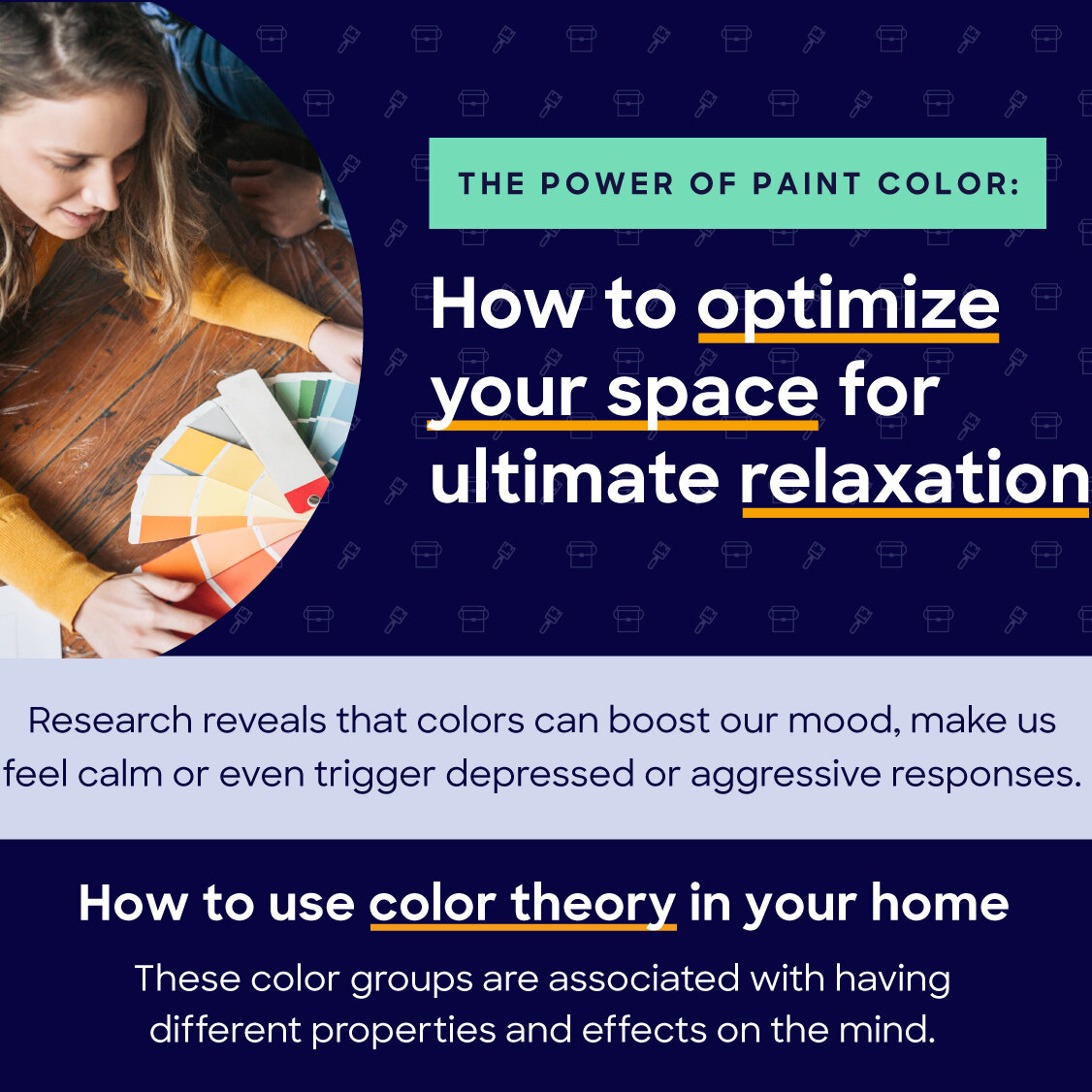 How to Create a More Calming Home Using Colour